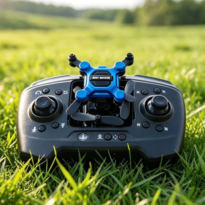 Drone Battery Case - ミニ折りたたみ式蚊取りドローン、空中カメラ付き、学生・子供向けリモコンヘリコプターおもちゃ