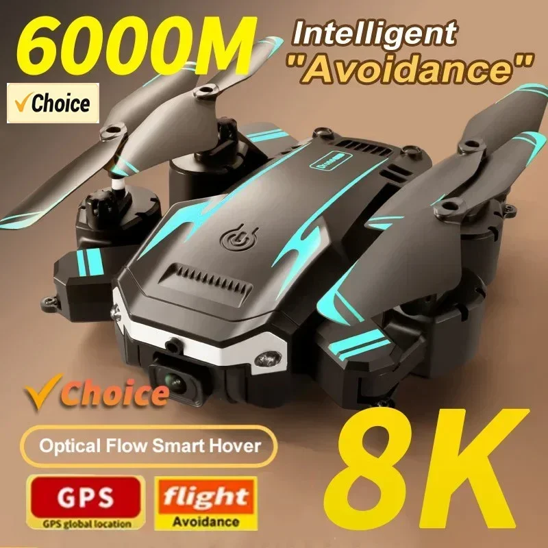 Drone Battery Case - G6 proドローン、8Kデュアルカメラ、5G GPS、折りたたみ式、5KM飛行距離、ブラシレスモーター、360度回転機能搭載 ° 障害物回避機能付きRC FPVドローン（写真撮影用）