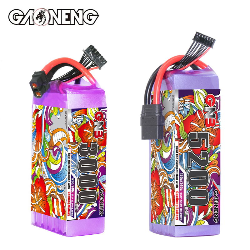 Drone Battery 6S - GNB リポバッテリー 6S 22.8V 3000mAh 5200mAh