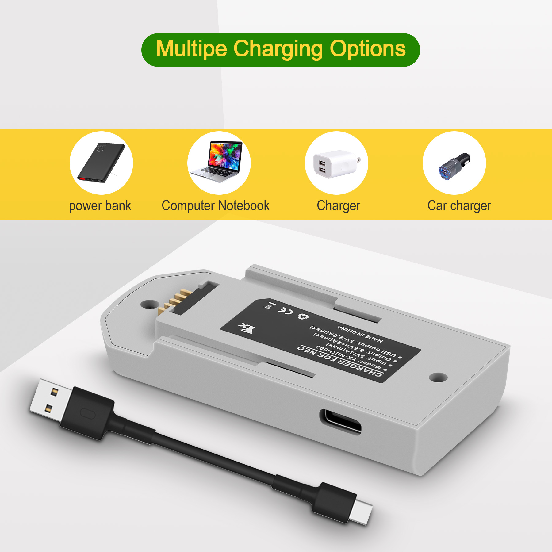 Dji Neoドローン用双方向USBバッテリー充電器、急速充 - Drone Battery Balance Charger のレビューと価格