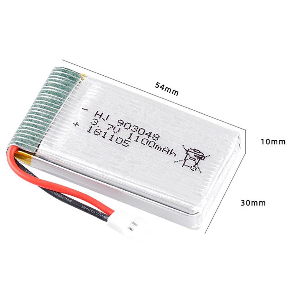 3.7v 1100mah 903048リポバッテリー充電式バ - Drone Battery Lipo のレビューと価格