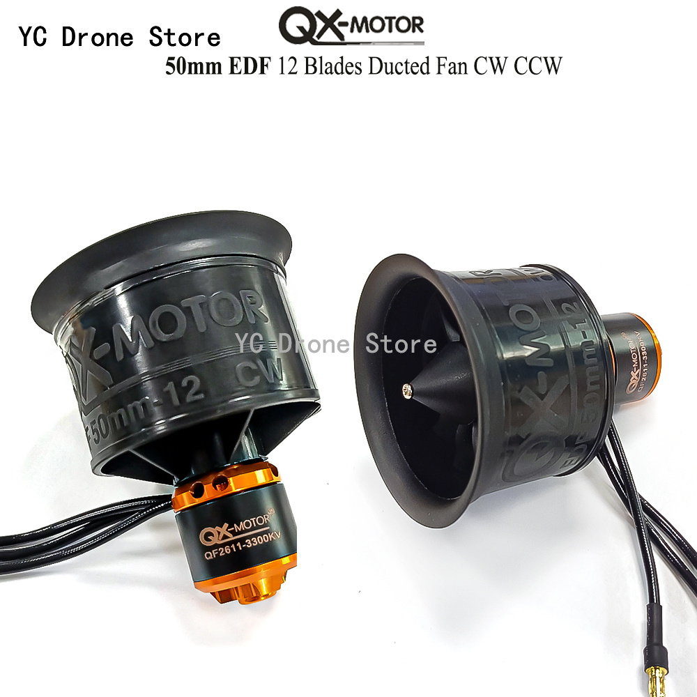 QX-MOTOR 50mm EDF QF2611 12 ブレ - Drone Battery 3S のレビューと価格
