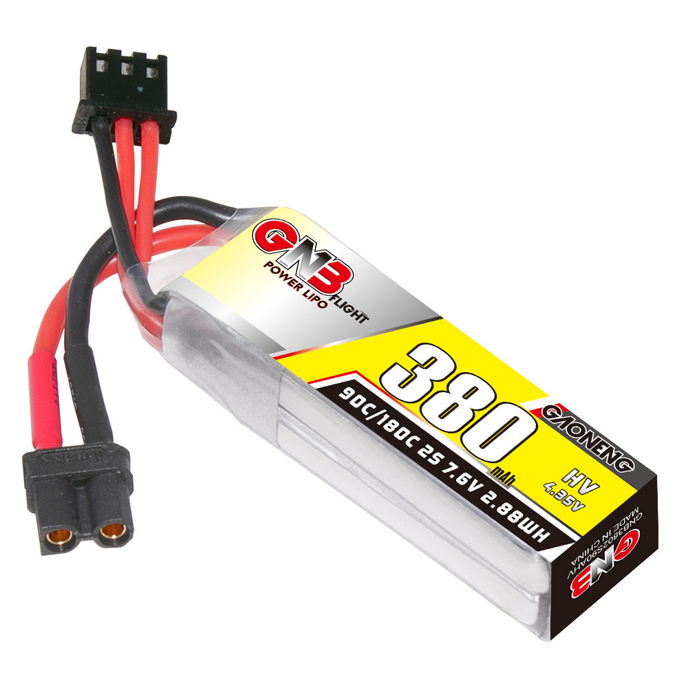 GNB 2S 7.6V 380mAh 90C/180C リポ - Drone Battery Lipo のレビューと価格
