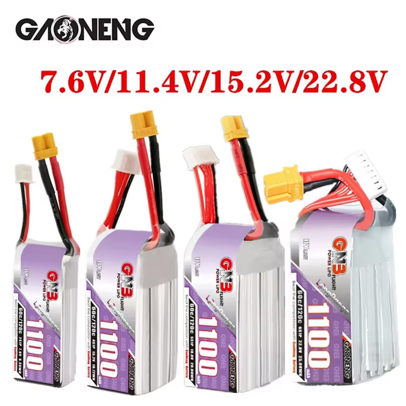 GNB 1100mAh 2S 3S 4S 6S 60C/12 - Drone Battery 6S のレビューと価格