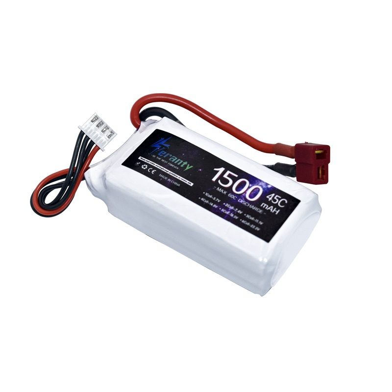 TERANTY 3s 45C 11.1V 1500mah リ - Drone Battery 3S のレビューと価格