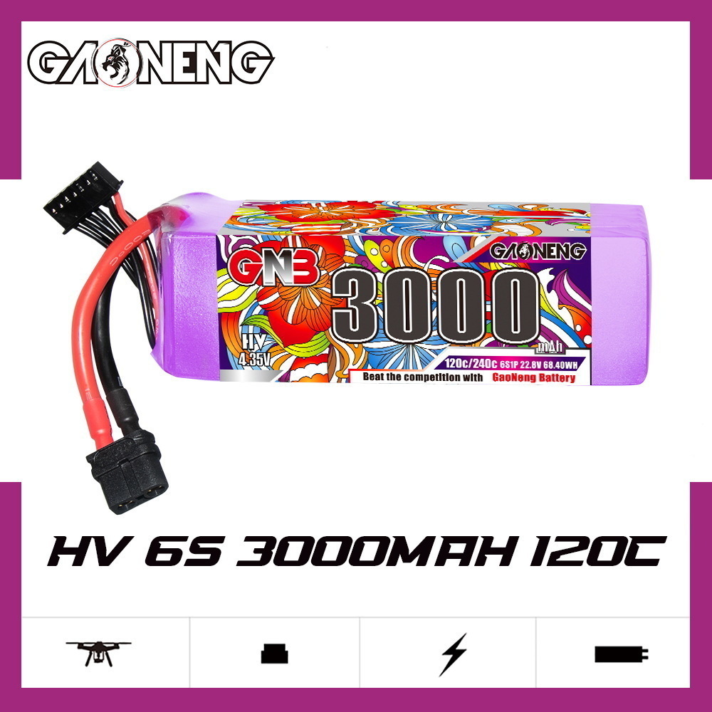 GNB リポバッテリー 6S 22.8V 3000mAh 5 - Drone Battery 6S のレビューと価格